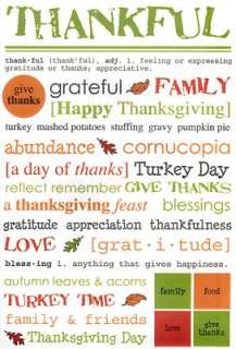 THANKSGIVING STICKERS LOT/ SRM/ FAST SHIPPING  