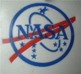 RARE VINTAGE ROCKET SPACE MAN ASTRONAUT SUIT HELMET w VISOR NASA LOGO 