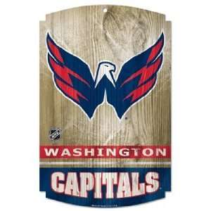  NHL Washington Capitals Sign   Wood Style: Kitchen 