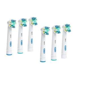  Oral B Floss Action: 6 Replacement Brush Heads: Health 
