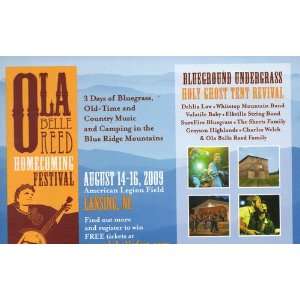  Post Card: OLA BELLE REED HOMECOMING FESTIVAL (3 Days of Bluegrass 