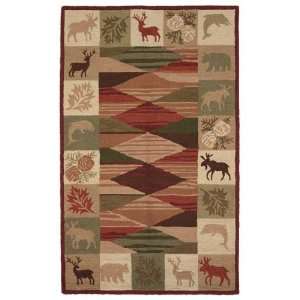    828 Rugs AU06 Aurora Multicolored Lodge Area Rug Furniture & Decor