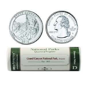  Grand Canyon National Park D Mint Quarter Roll Everything 