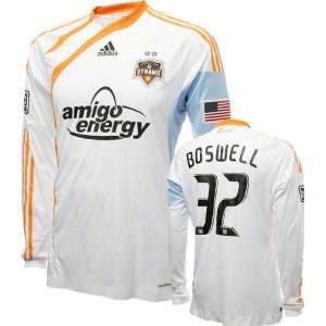 Bobby Boswell Game Used Jersey: Houston Dynamo #31 Long Sleeve Away 