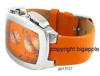 NEW GUESS MULTI FUNCTIONS DATE LEATHER BAND MENS WATCH  