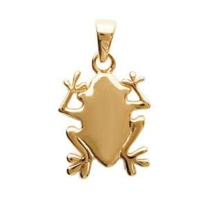  18K Gold Plated Frog Pendant Jewelry