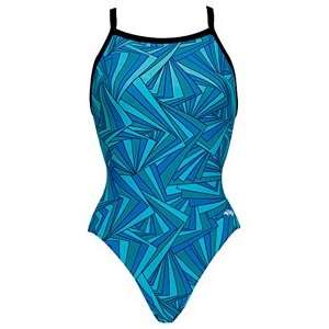   Winners Roxy Blue V 2 Back Womens Swimsuits