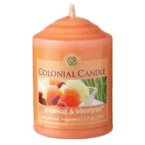   and Wheatgrass Scented Long Burning Votive Candle: Home & Kitchen