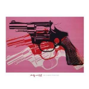  Gun, c. 1981 82 by Andy Warhol 40x30