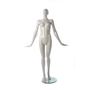  Standing Female Mannequin   Shiny Grey Arts, Crafts 