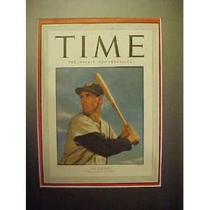  Ted Williams Boston Red Sox April 10, 1950 Time Magazine 
