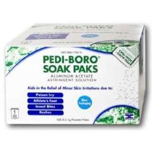  4PED1773 10 Pad Soak Pedi Boro Astringent Solution 100 Per 