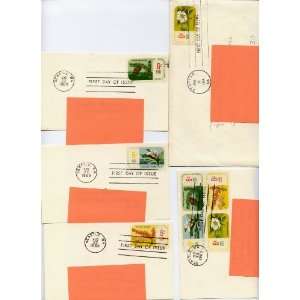 Set of 5 First Day Covers, XIth International Botanical Congress, Aug 