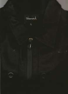 Diamond Supply Co. Black Denim Jacket size Large  