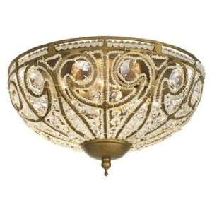   Collection Antique Gold 13 Wide Ceiling Light: Home Improvement