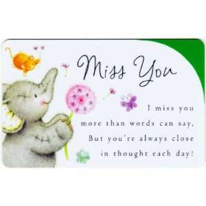  Elliot & Buttons   Miss You Gift Card: Toys & Games
