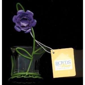  BOYDS HOME COLLECTION   FLOWER VOTIVE HOLDER #810553
