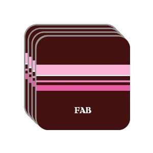  Personal Name Gift   FAB Set of 4 Mini Mousepad Coasters 