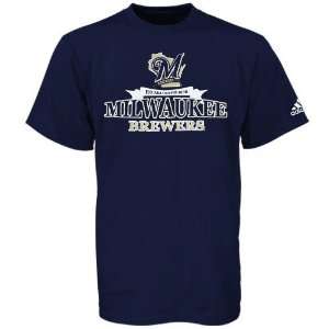   Milwaukee Brewers Navy Blue Bracket Buster T shirt