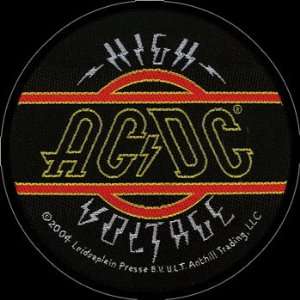  AC/DC High Voltage Woven Patch 3 x 5 Aprox. Arts 