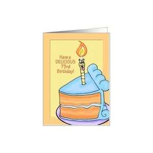 Tasty Cake Humorous 73rd Birthday Card Card Toys & Games