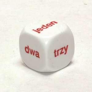  Polish Words 1 6 Dice, 20mm d6 Toys & Games