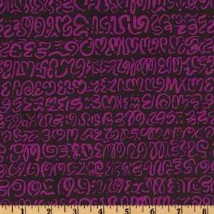  44 Wide Brandon Mably Babbles Charcoal Fabric By The 