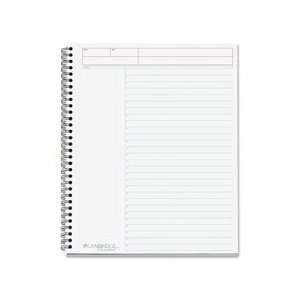  Action Planner Notebook, 1 Subject, 80 Sheets, 11x8 1/2 