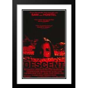  The Descent 20x26 Framed and Double Matted Movie Poster 