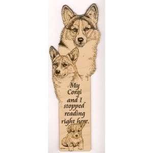    Pembroke Welsh Corgi Laser Engraved Dog Bookmark: Office Products