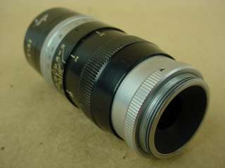 Sun 3 f:3.2 Great Telephoto C mount lens NICE!  