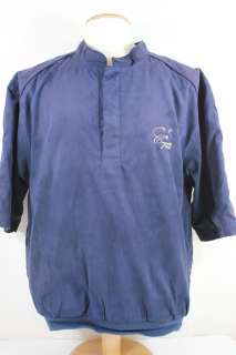 NICE Coyote Run Golf Club Navy Suede SS Jacket Medium  