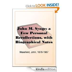   , with Biographical Notes John Masefield  Kindle Store