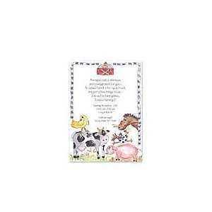  Farm Friends Birthday Party Invitations Health & Personal 