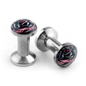   Stainless Steel Box Ear Plugs   Signature   6g (4mm)   Sold by Pair