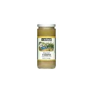 Krinos Tahini 16 oz Jar: Grocery & Gourmet Food