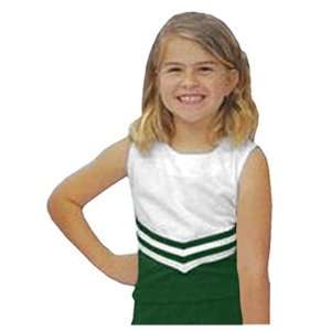  Bristol Youth Cheerleaders Uniform Shells DARK GREEN/WHITE 