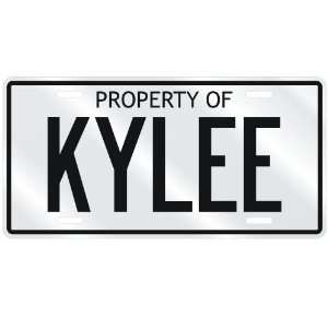  NEW  PROPERTY OF KYLEE  LICENSE PLATE SIGN NAME