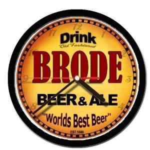  BRODE beer and ale cerveza wall clock: Everything Else