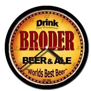  BRODER beer and ale cerveza wall clock: Everything Else