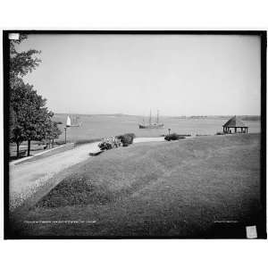  View of harbor from Fort Allen Park,Portland,Me.