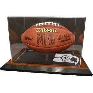   : Seattle Seahawks Zenith Football Display   Brown: Sports & Outdoors