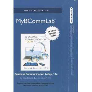  NEW MyBCommLab with Pearson eText    Access Card    for 