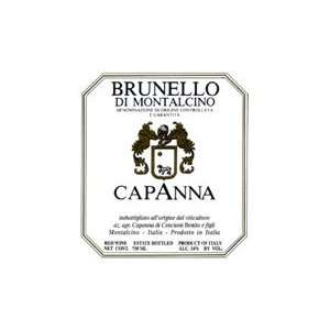    2006 Capanna   Brunello di Montalcino Grocery & Gourmet Food