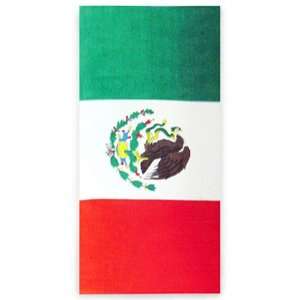  MEXICO FLAG TW 2008 PRINTED BEACH TOWEL: Home & Kitchen