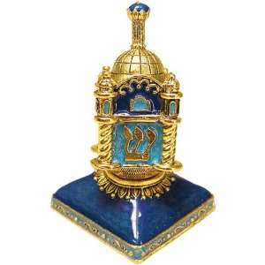  Hand Crafted Art Dreidel with Stand   Synagogue 