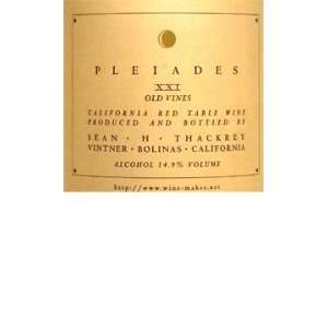   Pleiades XXI Old Vines California Red NV 750ml Grocery & Gourmet Food