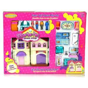  Starbrite Funny Doll house Play Set w 17pc tools 