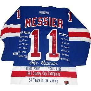Mark Messier Jersey   with 94 Cup The Captain Inscription 