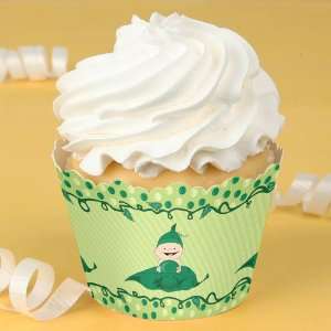  Sweet Pea Caucasian   Baby Shower Cupcake Wrappers Toys 